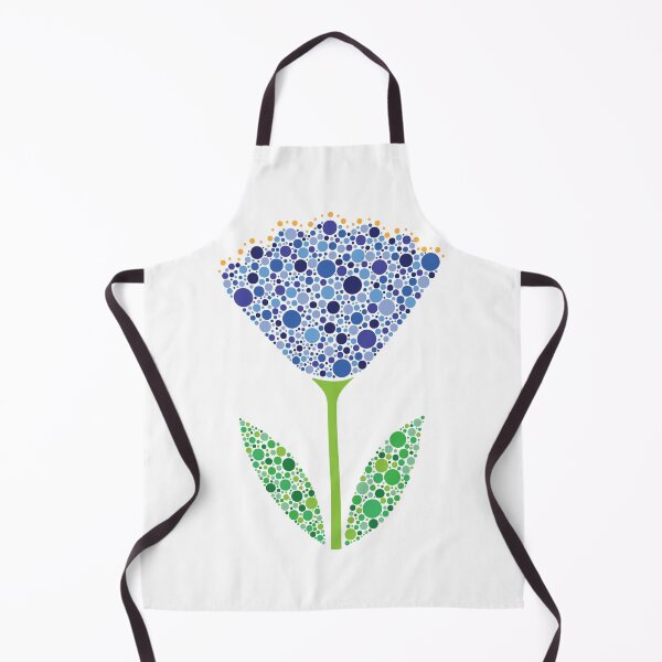 Aperçu de l'œuvre Fleur à pois bleu pétoncle créée et vendue par kjeppson.