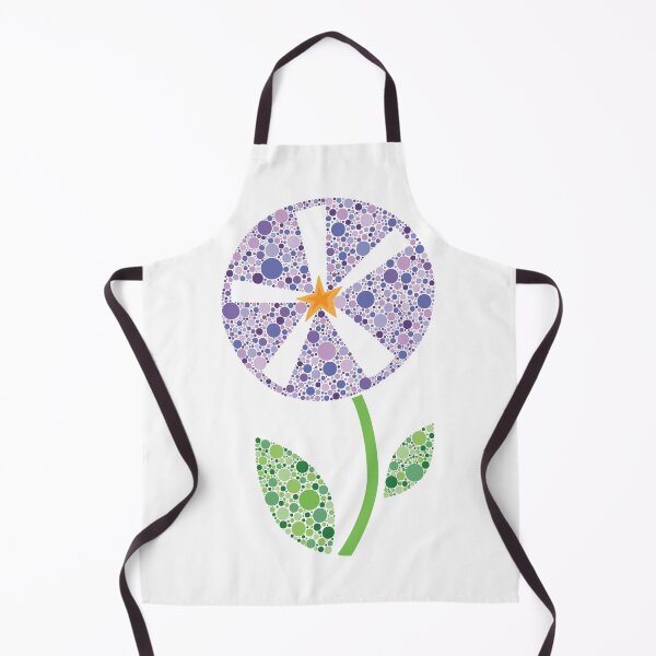 Item preview, Periwinkle Morning Glory Dot Flower designed and sold by kjeppson.