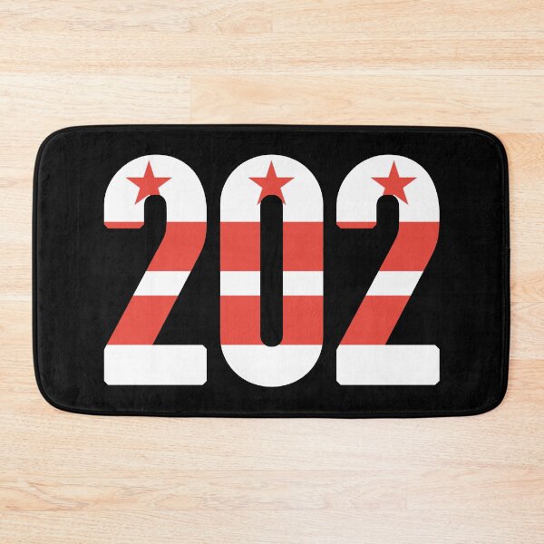 Item preview, 202 Area Code - Washington DC Flag designed and sold by BeerBro-Designs.