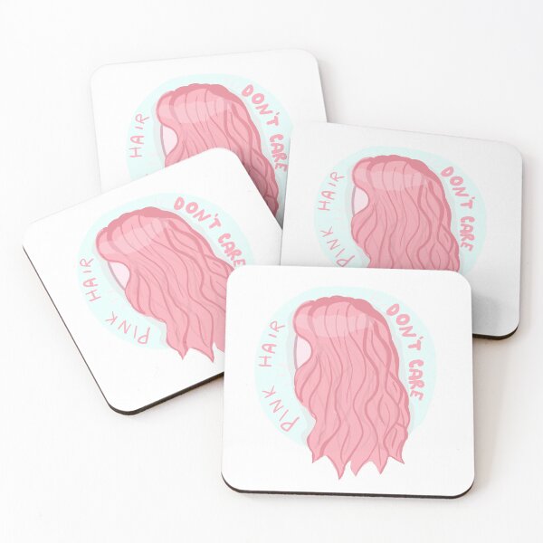 Item preview, pink hair don't care designed and sold by Tessa Smith.