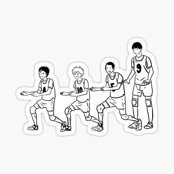 Haikyuu-BBQ Sticker