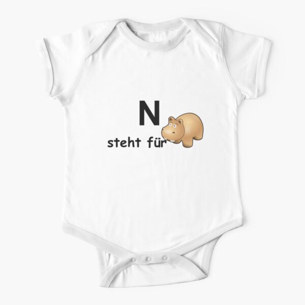 N steht für ... Short Sleeve Baby One-Piece