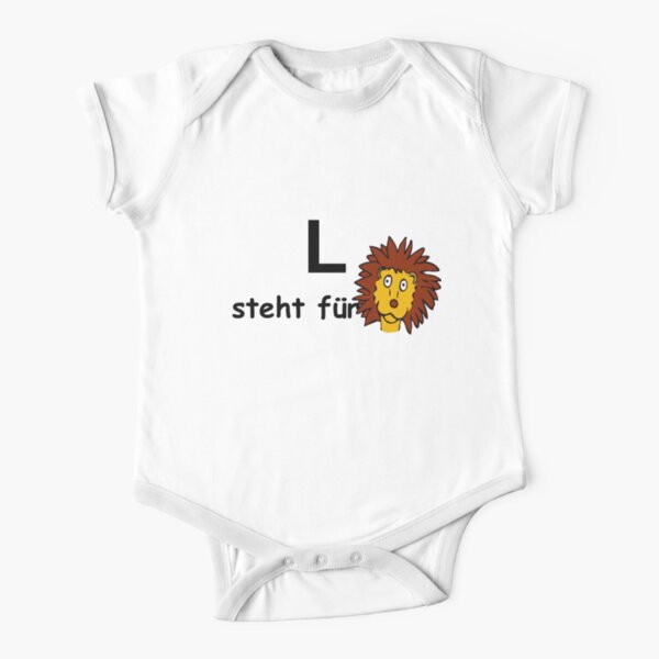 L steht für ... Short Sleeve Baby One-Piece