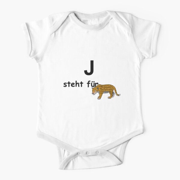 J steht für ... Short Sleeve Baby One-Piece