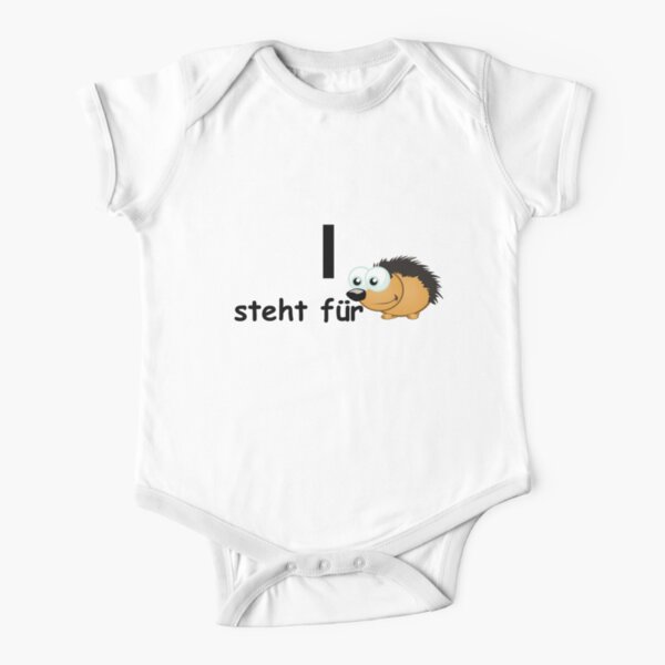 I steht für... Short Sleeve Baby One-Piece