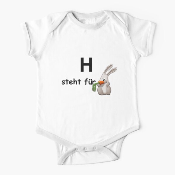 H steht für ... Short Sleeve Baby One-Piece
