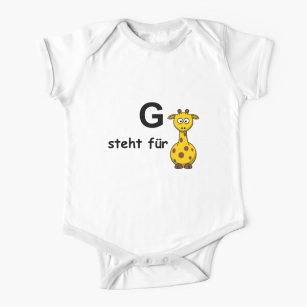 G steht für ... Short Sleeve Baby One-Piece