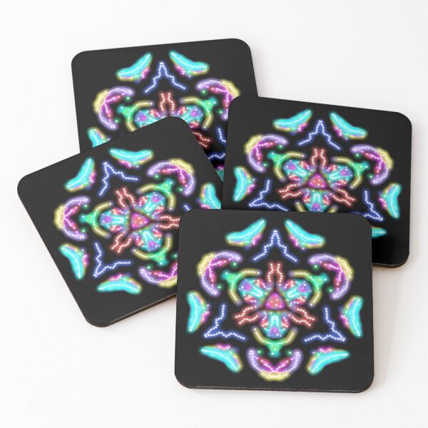 Item preview, colorful triangular flower designed and sold by nannadesign.