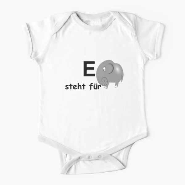 E steht für ... Short Sleeve Baby One-Piece
