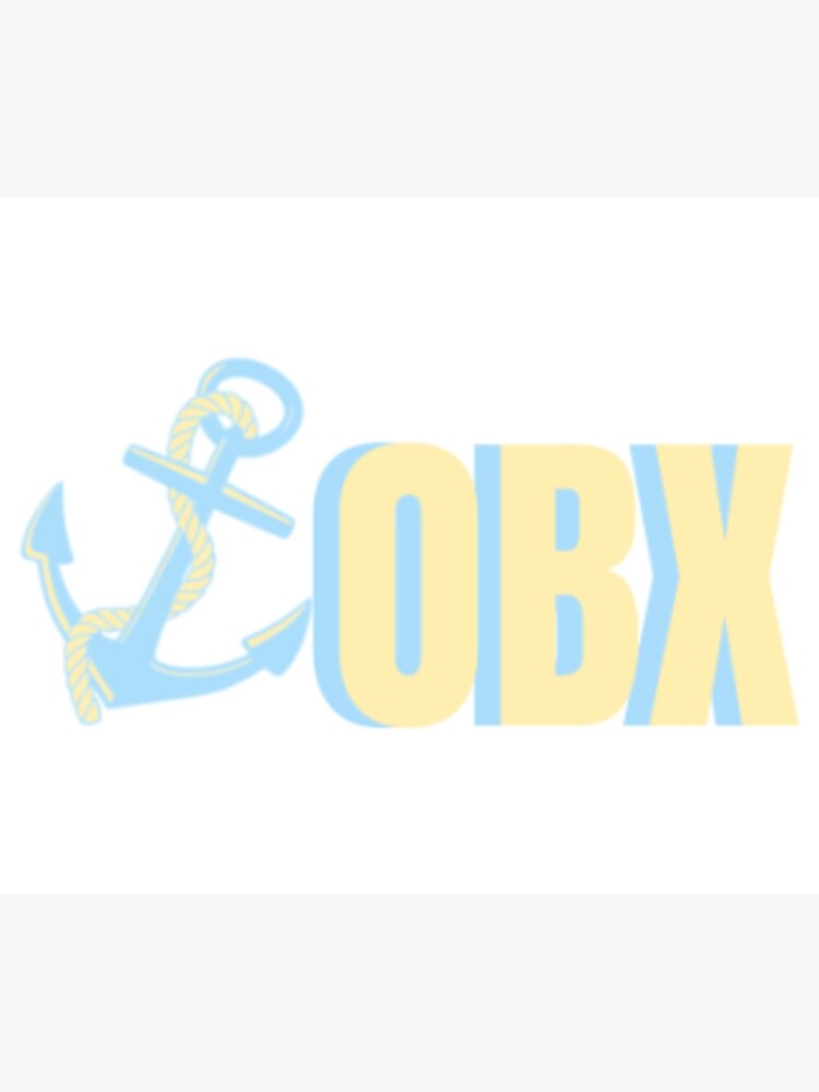 "Outer Banks Anchor Art" Poster by MaggieFaye Redbubble