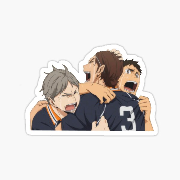 Haikyuu- Third Years Sticker