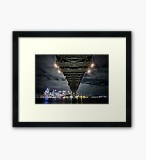 Bridge Downunder Framed Print