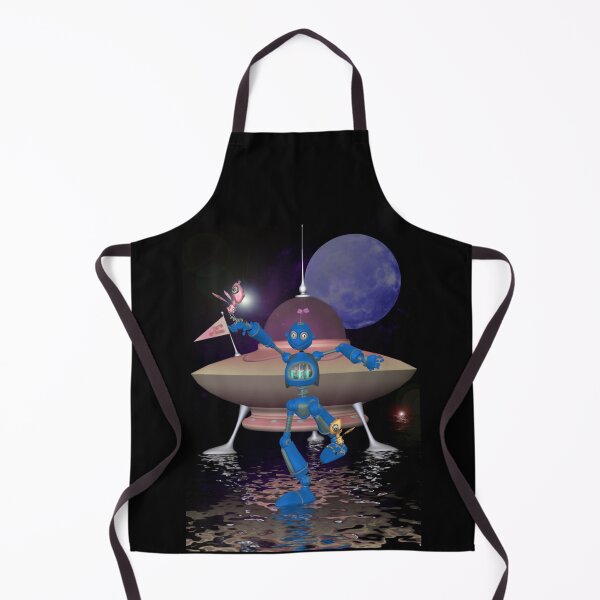 Item preview, Robots on Water World designed and sold by LoneAngel.
