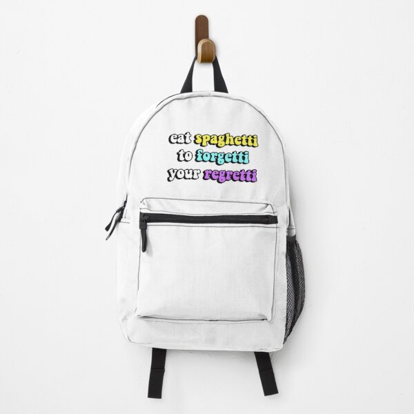 Item preview, eat spaghetti to forgetti your regretti quote designed and sold by caitlinjquinn.