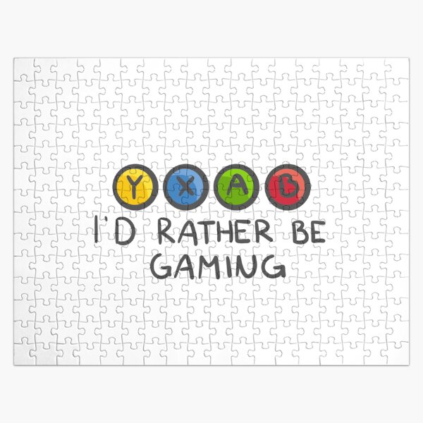 I’d Rather be Gaming - Xbox Jigsaw Puzzle