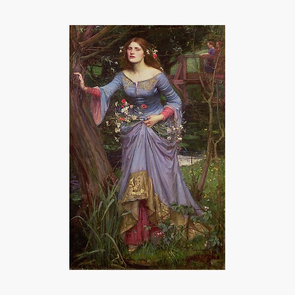 Item preview, Waterhouse's "Ophelia" designed and sold by laurens-doodles.
