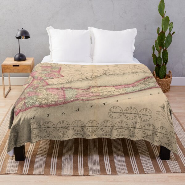 Item preview, Vintage Long Island NY Map (1870) designed and sold by BravuraMedia.