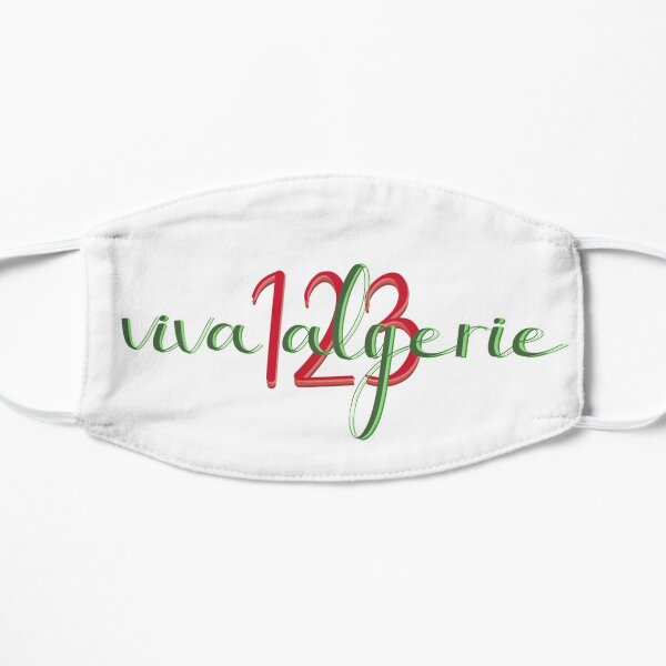 123 viva algerie Masque sans plis
