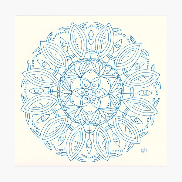 Bloom Mandala Photographic Print