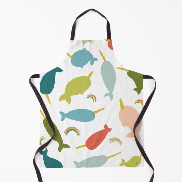Item preview, Happy Rainbow Narwhals Pattern designed and sold by kjeppson.