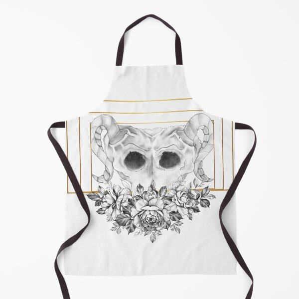 Item preview, Ram Skull With Roses designed and sold by parroty.