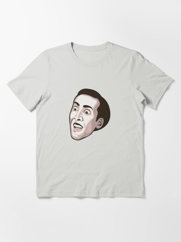 Alternate view of Nicolas Cage - Faces Of Awesome Essential T-Shirt