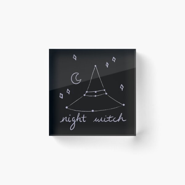 Night Witch Acrylic Block