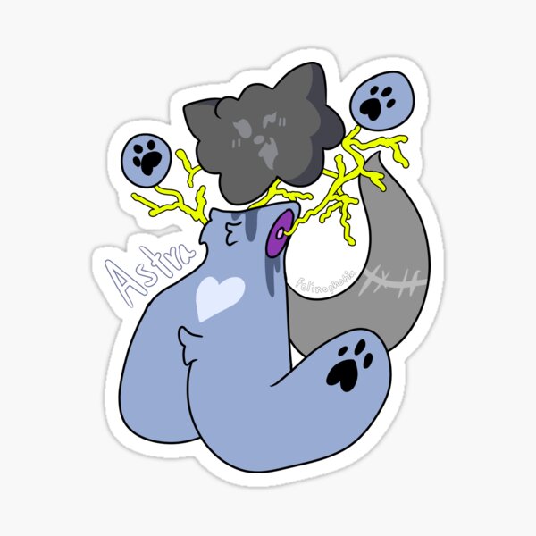 'Astra' Splash Design Sticker