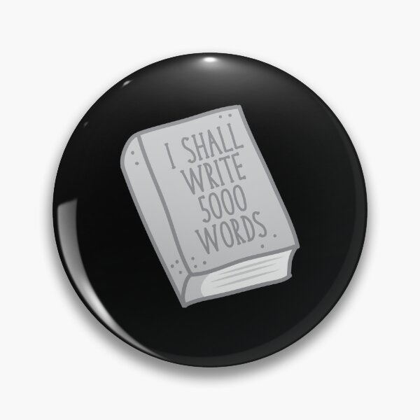 Item preview, I SHALL WRITE 5000 WORDS on awesome book designed and sold by jazzydevil.