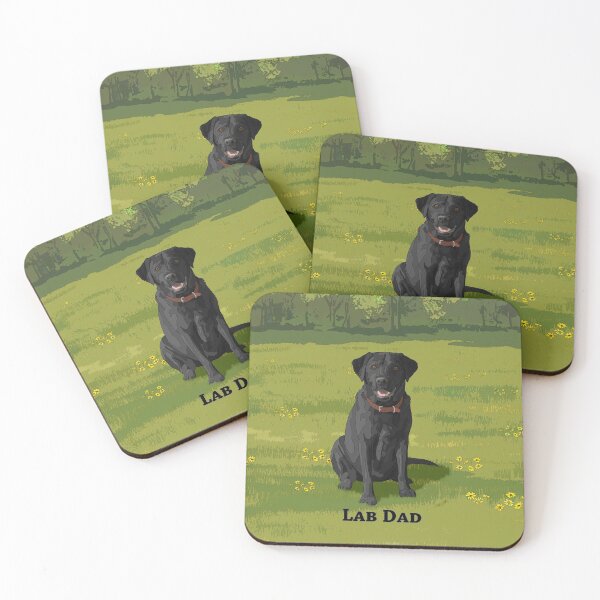Item preview, Black Labrador Retriever Lab Dad designed and sold by csforest.
