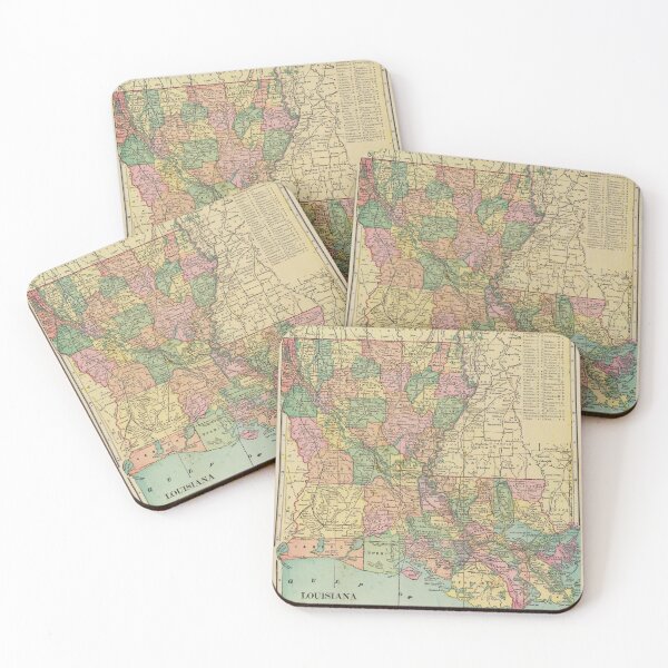 Item preview, Vintage Louisiana Map (1838) designed and sold by BravuraMedia.