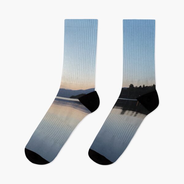 Item preview, Reflection of lake, the sun sets over Lake Windermere, Lake District, Cumbria, England  designed and sold by HTPOP.