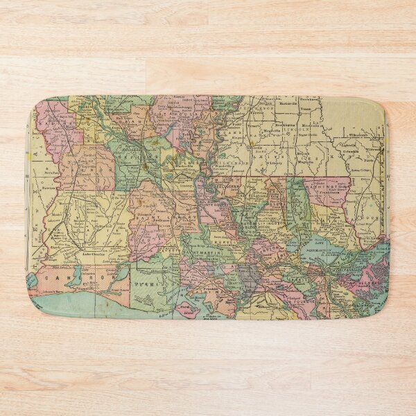 Item preview, Vintage Louisiana Map (1838) designed and sold by BravuraMedia.