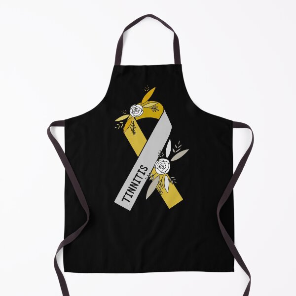 Item preview, Tinnitus Awareness Gold Silver Ribbon designed and sold by lozo828.