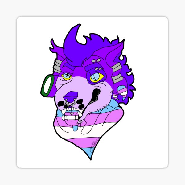 Trans Pride Rex Sticker