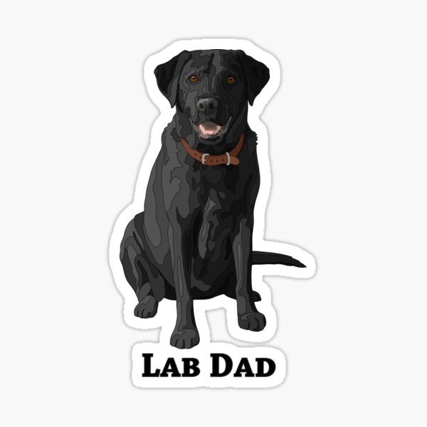Item preview, Black Labrador Retriever Lab Dad designed and sold by csforest.