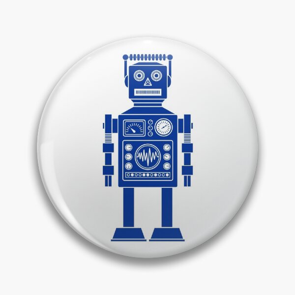Item preview, Robot 270620/06 - Navy Blue and White designed and sold by Artberry.