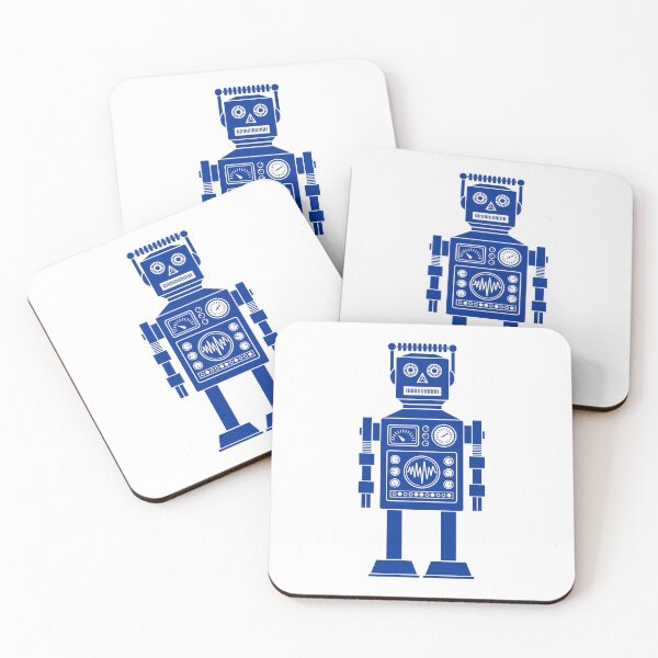 Item preview, Robot 270620/06 - Navy Blue and White designed and sold by Artberry.