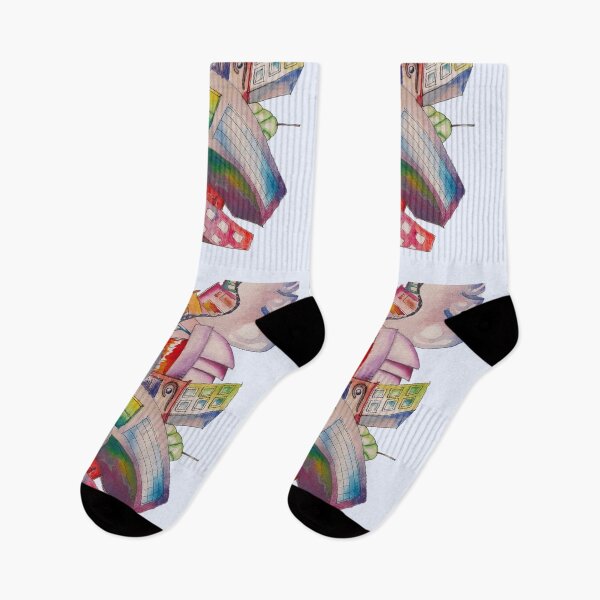 Item preview, Surrealist city. designed and sold by MorningGlory1.