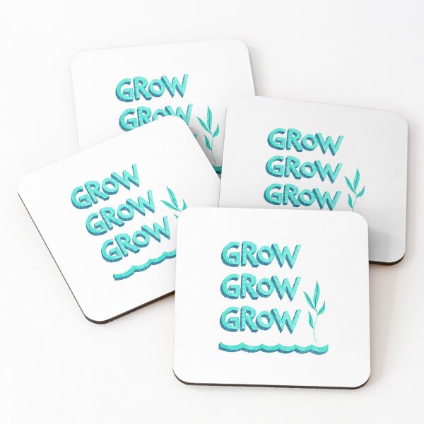 Item preview, Grow Grow Grow plant designed and sold by ThreeDotsDesign.