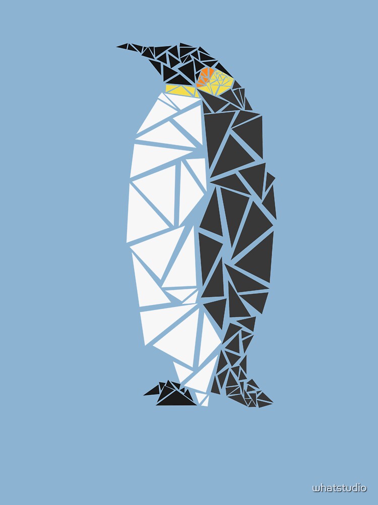 Thumbnail 2 of 2, Kids T-Shirt, MoZanimals: Penguin designed and sold by whatstudio.