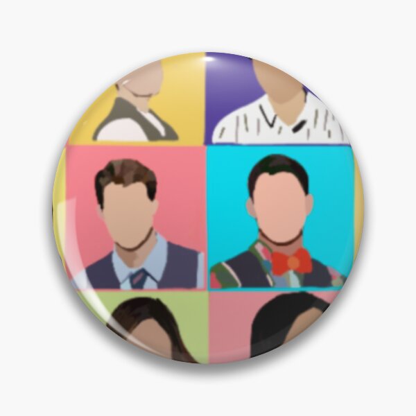 Item preview, Glee characters designed and sold by sticksforpeople.
