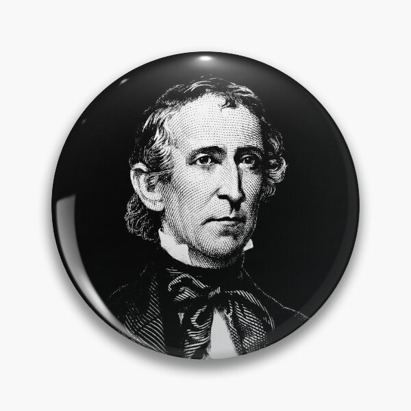 Item preview, President John Tyler Graphic - Black And White designed and sold by warishellstore.