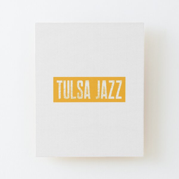 TheCoffeeCupLife: Tulsa Jazz Distressed Wood Mounted Print
