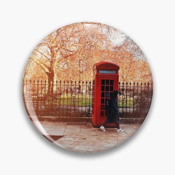Item preview, Autumn London Phonebox - Photo designed and sold by NatLeBrunDesign.