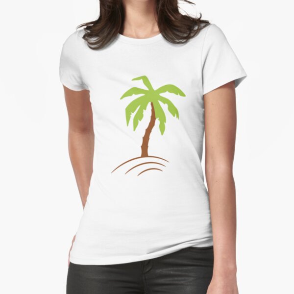 Palme Tailliertes T-Shirt