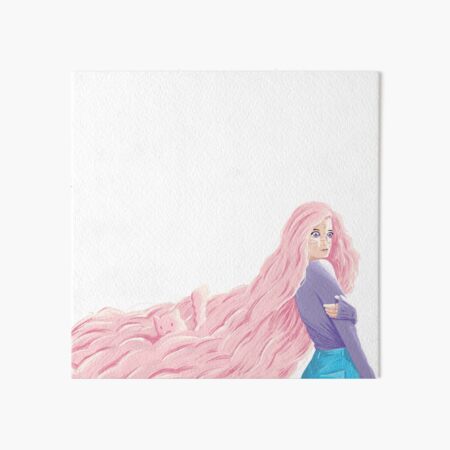 Cloud Girl Art Board Print