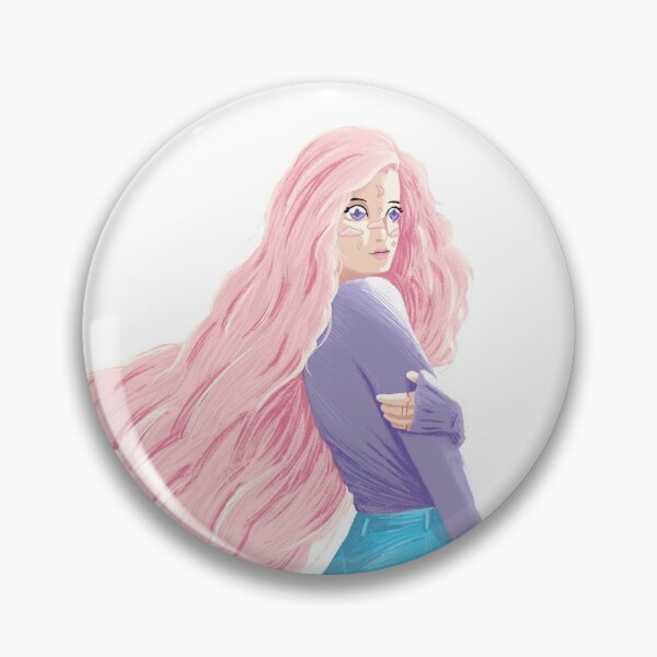 Cloud Girl Pin