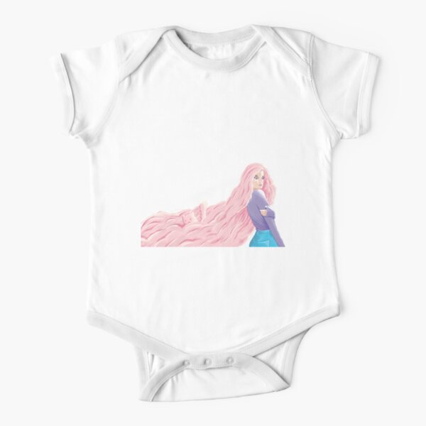Cloud Girl Short Sleeve Baby One-Piece