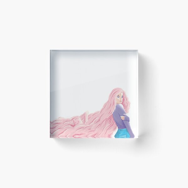 Cloud Girl Acrylic Block